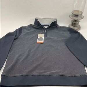 Ted Baker Men's Charcoal Zip-Up Sweater